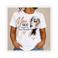 You See What I’ve Been Through - Kiss-Cut Sticker (Feminine Art Portrait)