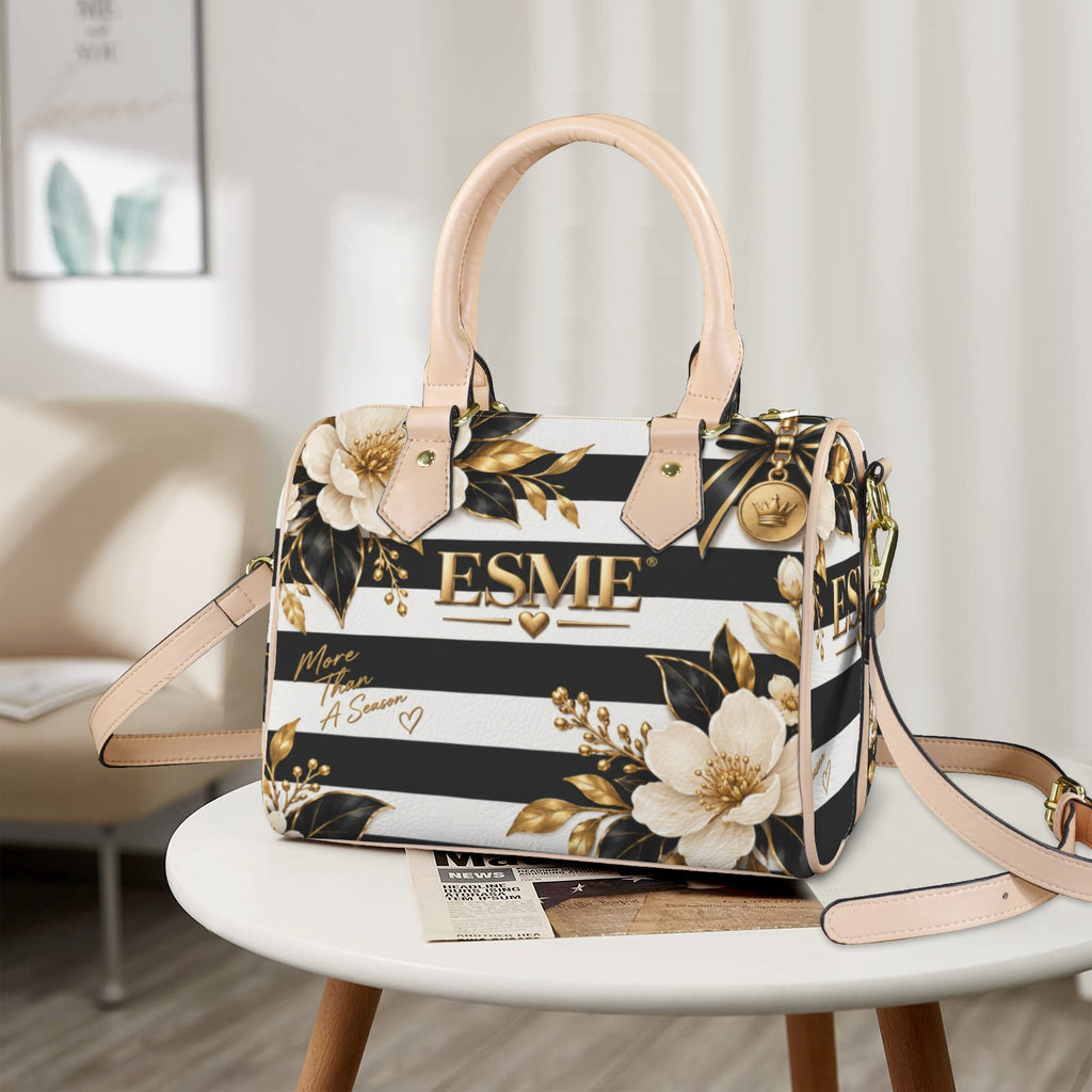ESME Designer Bag Custom Handbag-Khaki Handle (Model 1746)