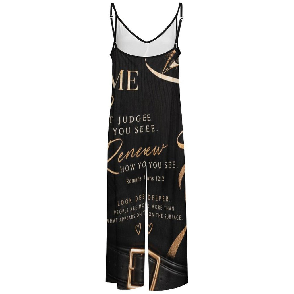Design Suspender Jumpsuit