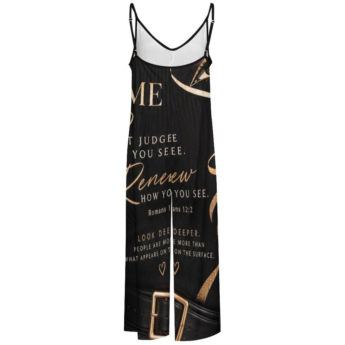Design Suspender Jumpsuit