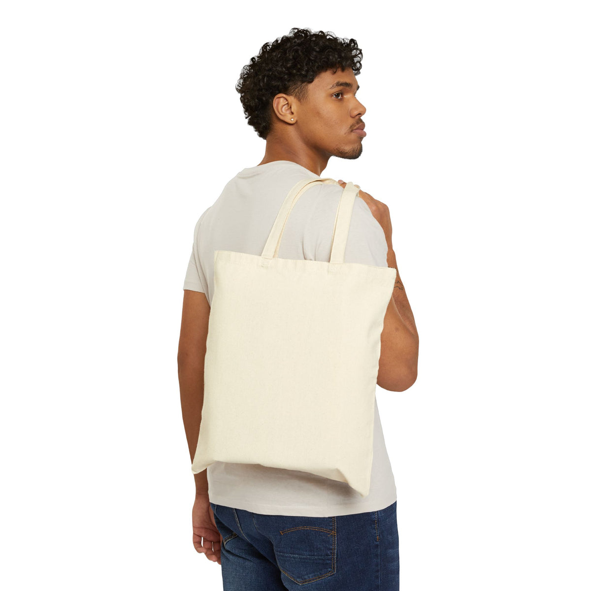 Canvas Tote Bag — “Free Will Is a Gift” Inspirational Quote Shopper