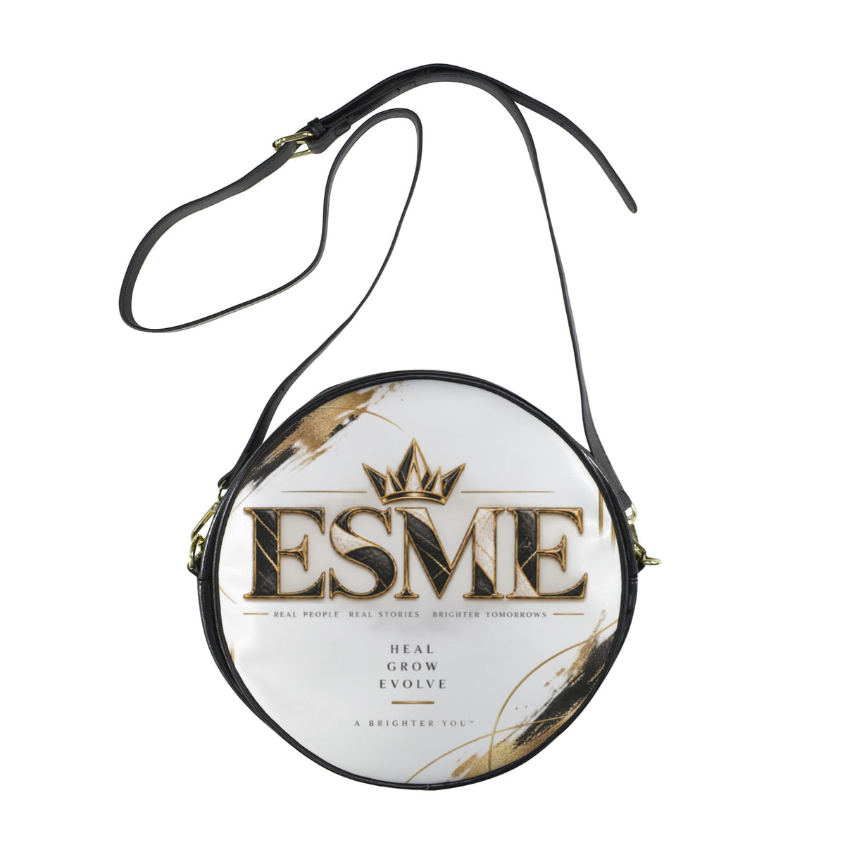 Designed Messenger Bag Round Messenger Bag-Large(Model 1647)