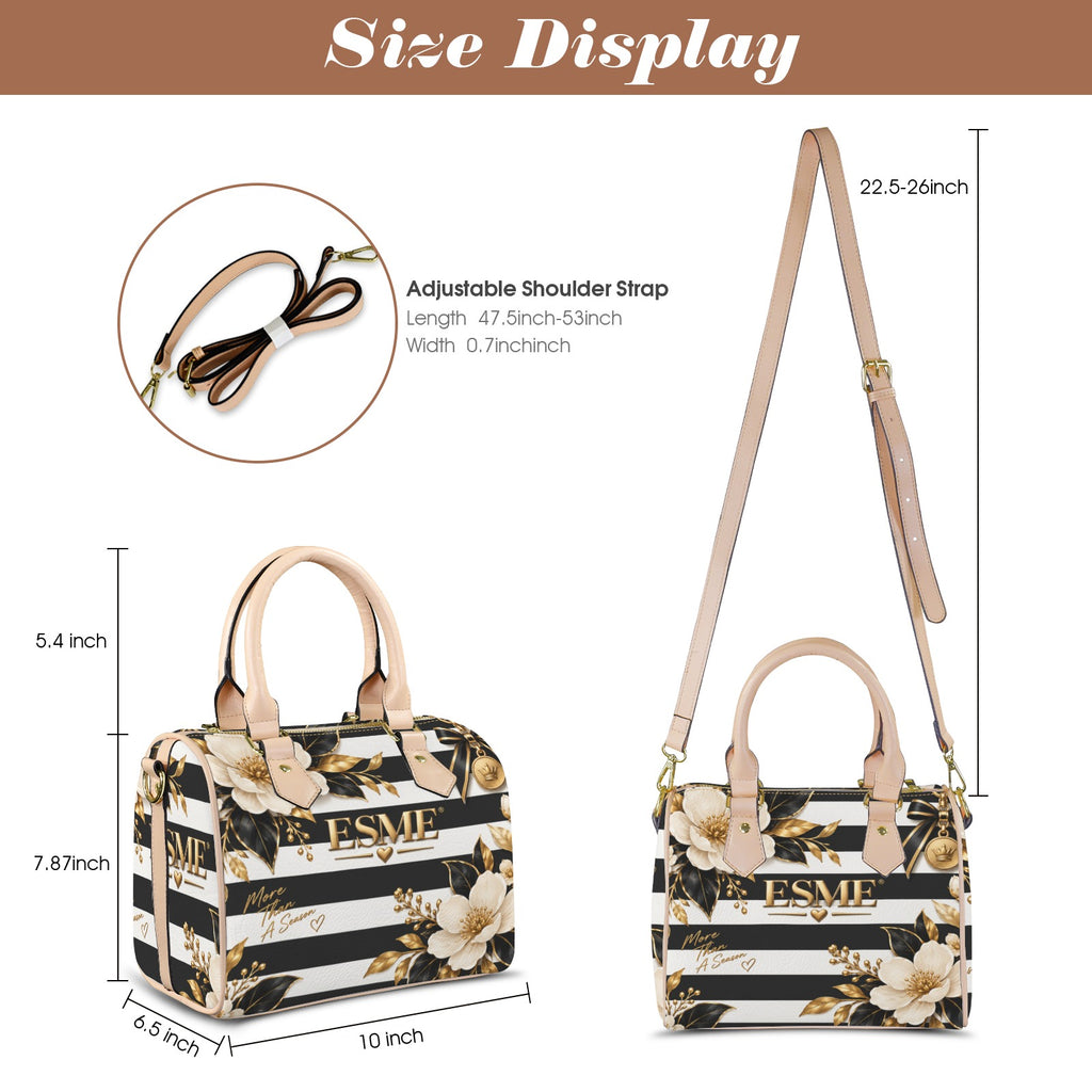 ESME Designer Bag Custom Handbag-Khaki Handle (Model 1746)