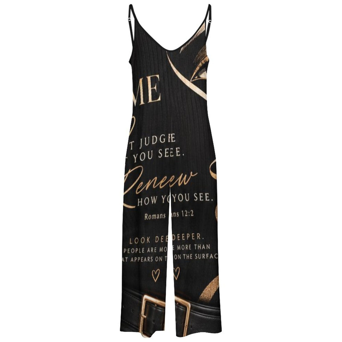 Design Suspender Jumpsuit